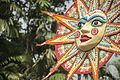 Image 17A sun motif in Mangal Shobhajatra, a parade takes place in Bangladesh in the occasion of Pohela Boishakh (from Culture of Bangladesh)