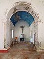 L'interno della chiesa di Santo António (l'esterno nel riquadro dell'UNESCO)