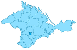 Simferopol (màu xanh đậm) thuộc Krym.