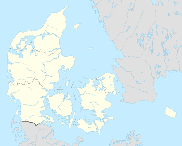 Данська Суперліга 2011—2012. Карта розташування: Данія