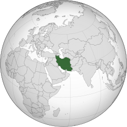 Location of ईरान