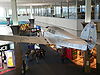 Jean Batten's Percival Gull, G-ADPR, preserved at Auckland International Airport