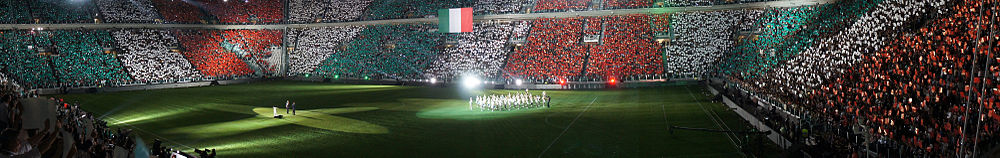 Panoraamvaade Juventus Stadiumi avamise ajal 8. septembril 2011