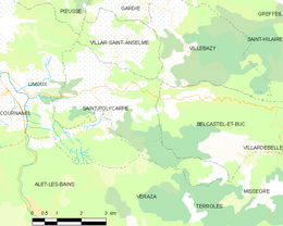 Saint-Polycarpe - Localizazion