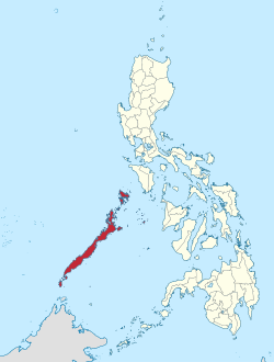 מיקום פלאוואן בפיליפינים