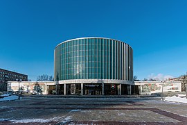 Actual edificio del ciclorama de Borodino.