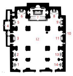 Plan von Gesù Nuovo