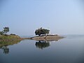 Shahid Lance Naik Munshi Abdur Rouf Bir Shreshtho Mausoleum at Burighat, Naniarchar, Rangamati-View of island from North