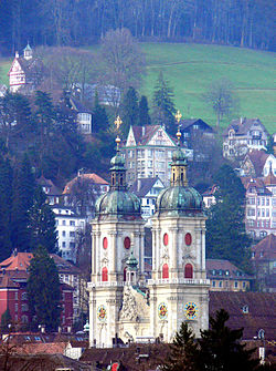 St. Gallen-katedralen og gamlebyen