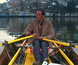 K1. A boatman from Kumaon, Uttarakhand, on the Nainital Lake.