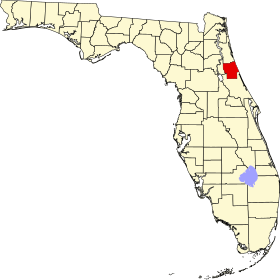 Localisation de Comté de Flagler(Flagler County)