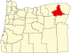 State map highlighting Union County