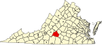 State map highlighting Campbell County