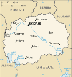 Mapo di Skopje