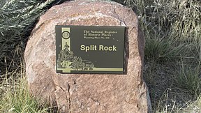 Split Rock Historical Marker