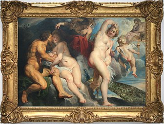 Ixion koning van de Lapiths bedrogen door Juno (1616), Louvre te Lens