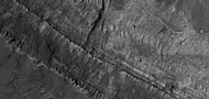 Close view of layers, as seen by HiRISE under HiWish program