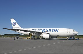 Airbus A300 в ливрее Baron Air Cargo