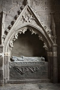 Crypt of a bishop in the Chapel of the Holy Saviour