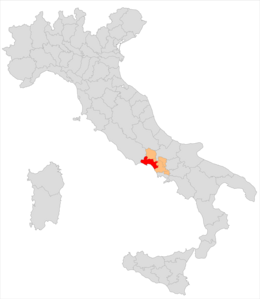 Circondario di Gaeta – Localizzazione