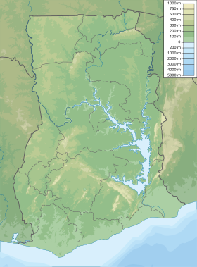 Lago Volta (embalse) ubicada en Ghana