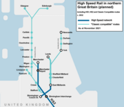 HS2 classic network UK north POST IRP.