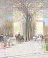 Frederick Childe Hassam, Washington Arch, Spring [1893] (U. americana)