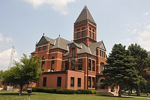 Das Monona County Courthouse in Onawa, seit 1981 im NRHP gelistet[1]