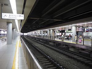 東海道新幹線月台（2016年7月）
