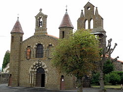 Skyline of Solignac-sur-Loire