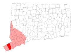 Location in Fairfield Coonty, Connecticut