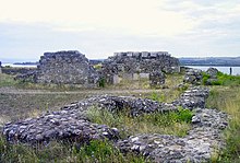 Photo de ruines romaines de Drobeta-Turnu Severin.