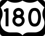 U.S. Highway 180 marker