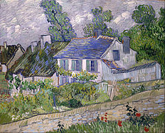 Houses at Auvers, by Vincent van Gogh. 1890.