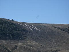 Western Colorado University's W Mountain