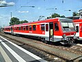 RegionalBahn mit Triebwagen der DB-Baureihe 628 im Wormser Hauptbahnhof vor einem Einsatz auf der Nibelungenbahn nach Bensheim