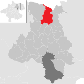 Poloha obce Bad Leonfelden v okrese Urfahr-okolie (klikacia mapa)