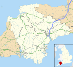 Location of Exeter Science Park in Devon, UK