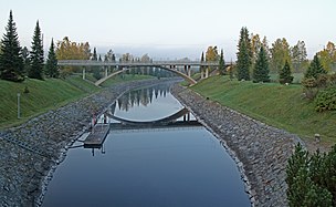 Sild Herraskosken kanalas päliči lidnan lodehes