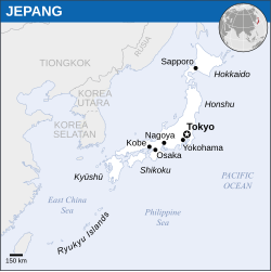 Lokasi Jepang