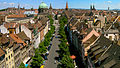 Blick über d Altstadt vom Spittlertordurm us