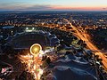 20. A müncheni Olimpiai Stadion alkonyatkor (Bajorország, Németország) (javítás)/(csere)