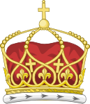 Representación heráldica de la corona real