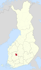 Lage von Ruovesi in Finnland