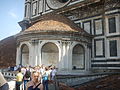 Exedra aan de Dom van Florence (Santa Maria del Fiore).