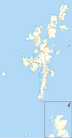Catpund is located in Shetland