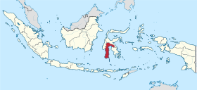 Mapa a pakabirukan ti Abagatan a Sulawesi