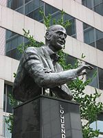 Busto de Pim Fortuyn em Roterdão