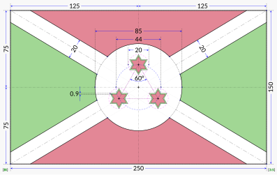 flag construction sheet