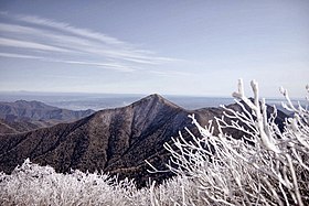 Vue depuis l'ouest.